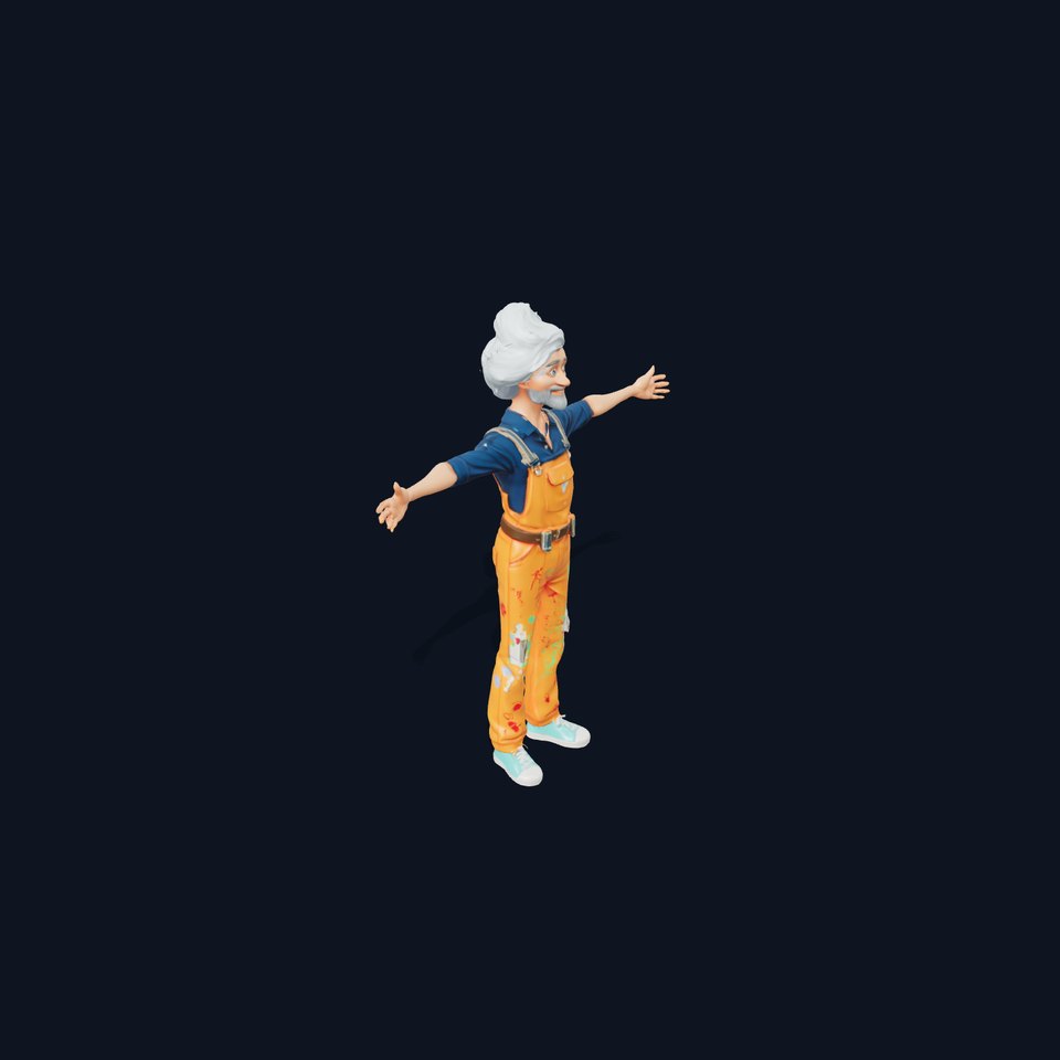 Energetic Artist model pack