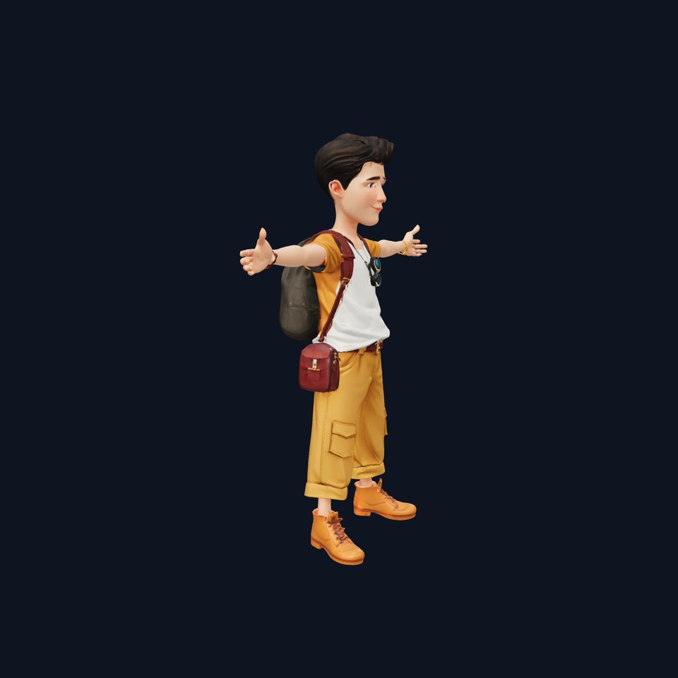 Adventure Explorer Outfit model pack viewer poster