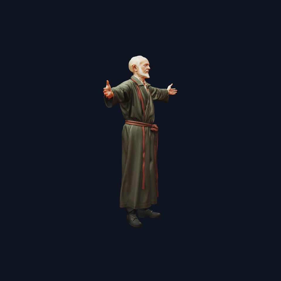 Cozy Elder Robe model pack