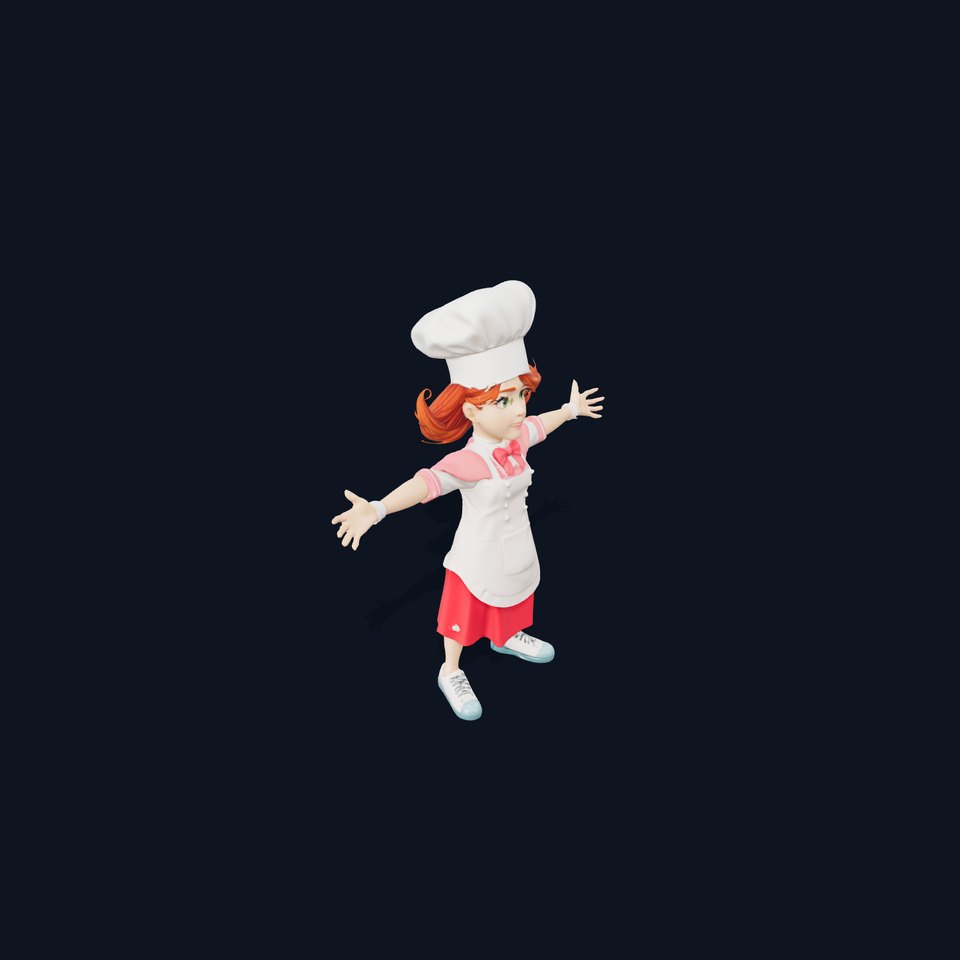 Animated Chef Character model pack