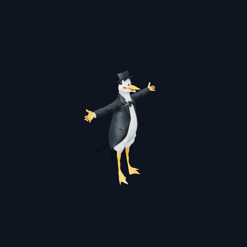Dapper Penguin model pack