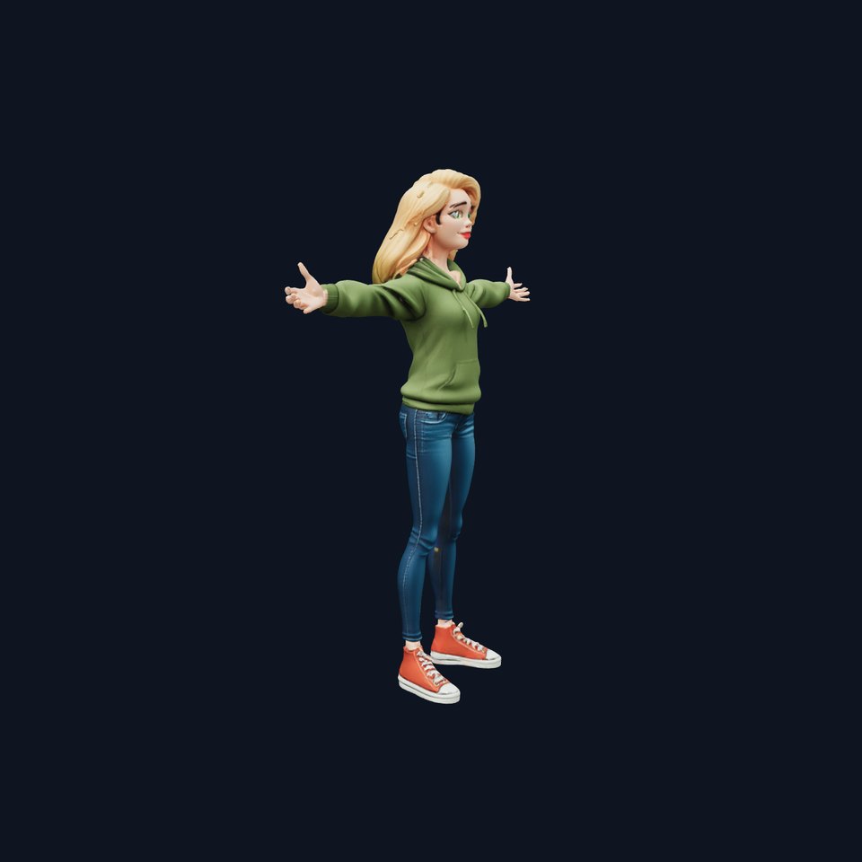 Casual Outfit Character model pack