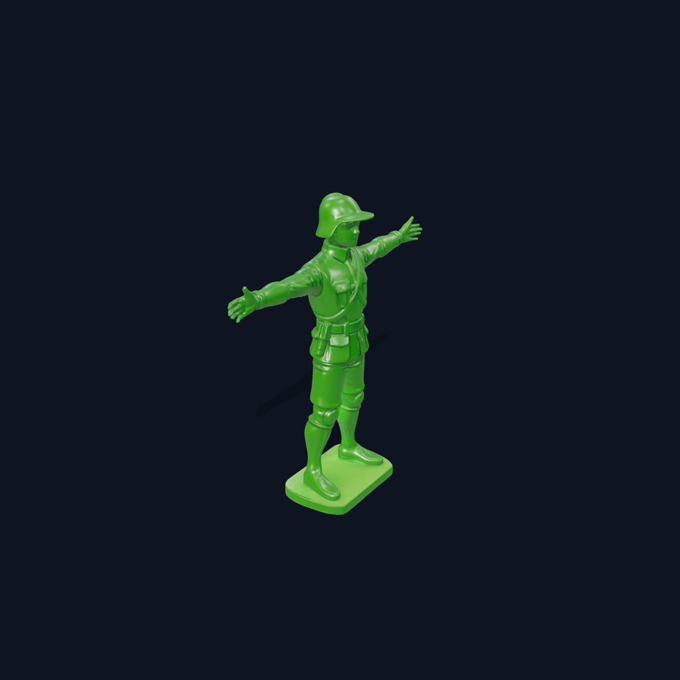 Classic Green Soldier model pack