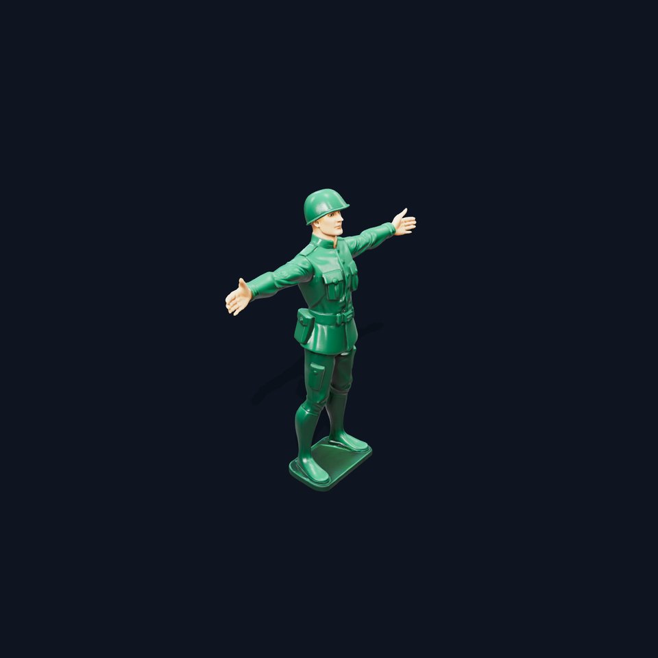 Classic Green Soldier model pack