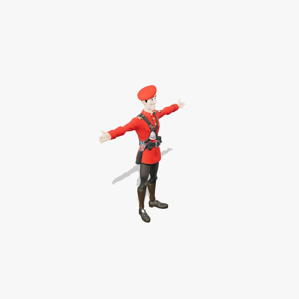 Red Uniform Soldier model pack