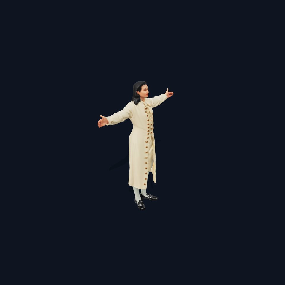 Elegant Cream Suit model pack