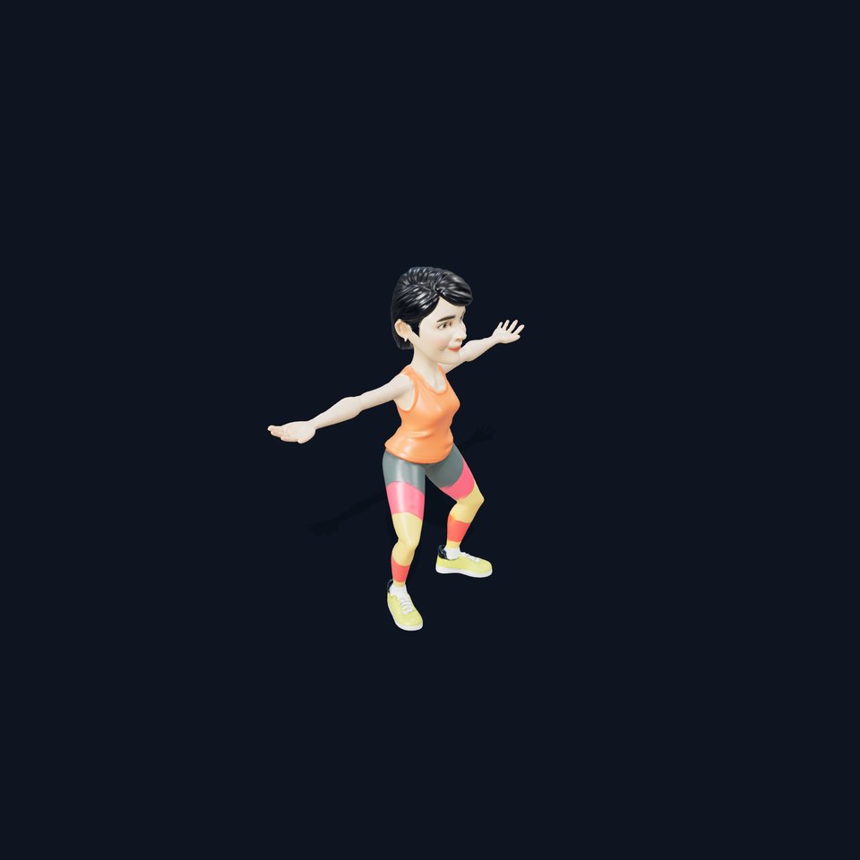 Dynamic Fitness Trainer model pack