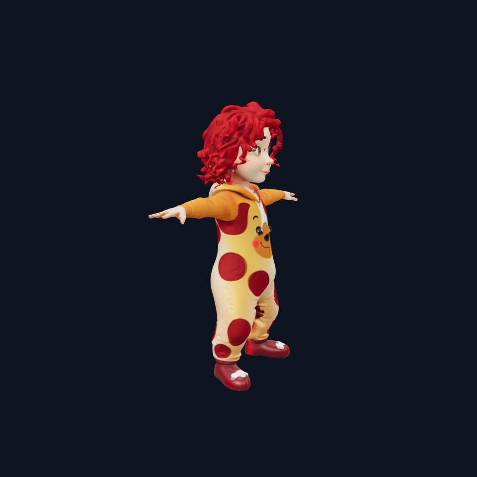 Playful Pajama Character model pack