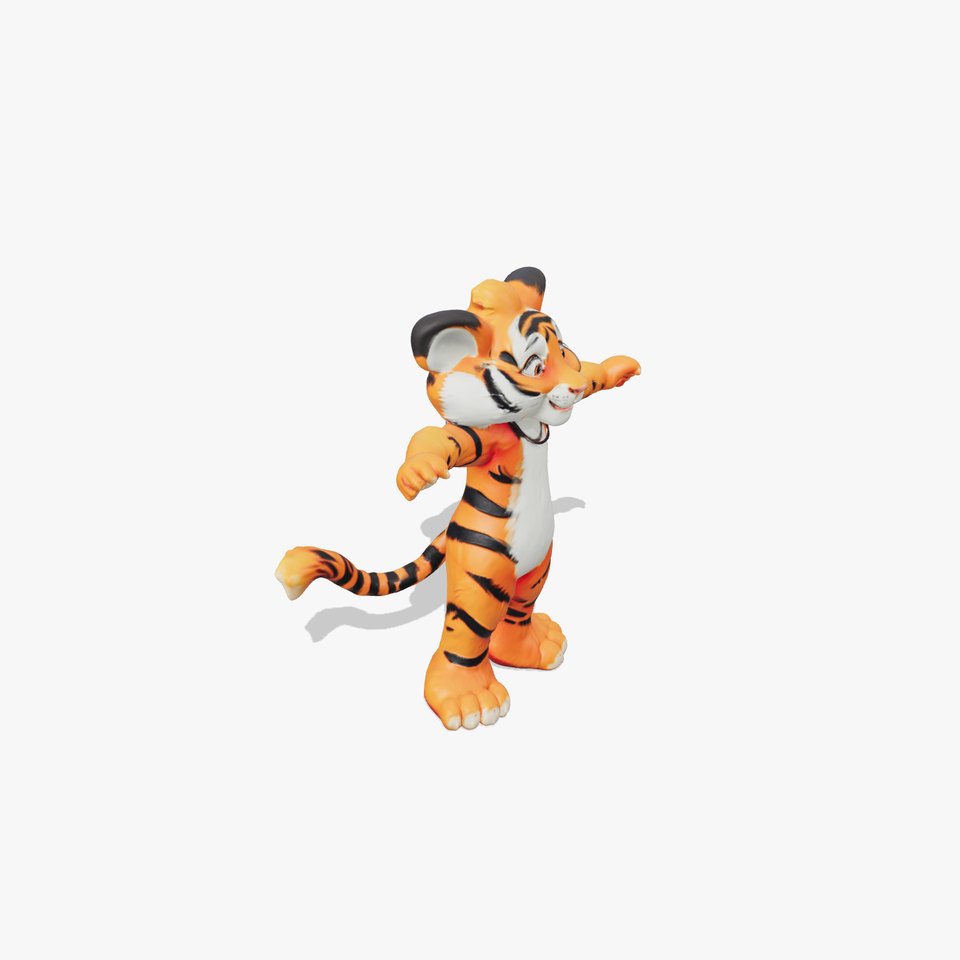 Orange Tiger Cub model pack viewer poster
