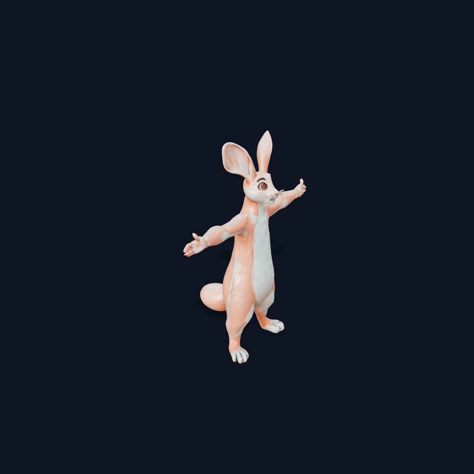 Charming Rabbit Character model pack viewer poster