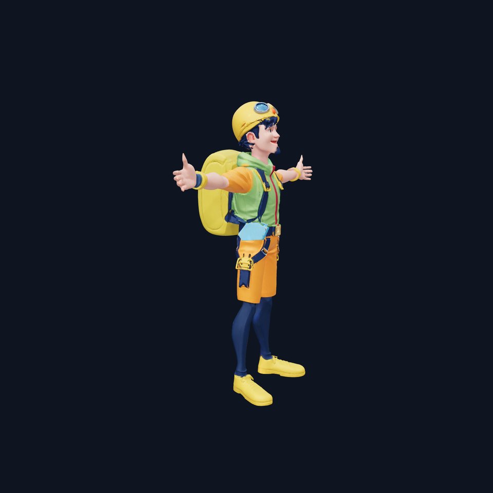 Adventurous Explorer Character model pack