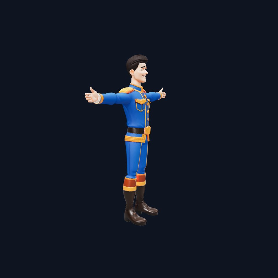 Royal Blue Captain model pack