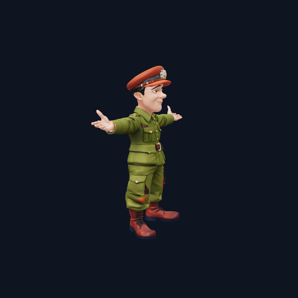 Charming Soldier Character model pack