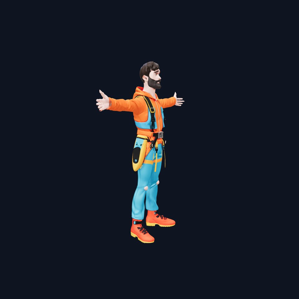 Vibrant Adventurer Character model pack