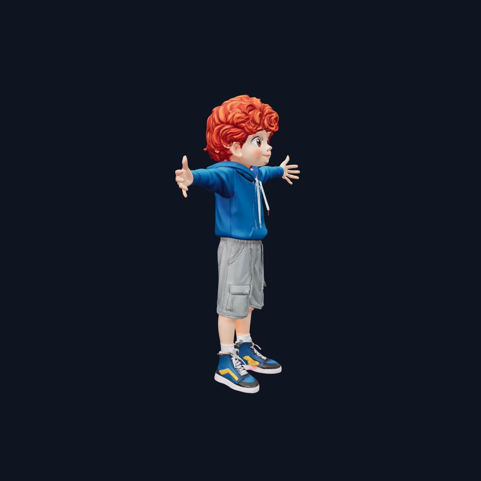 Animated Boy Character model pack