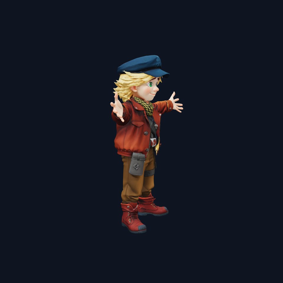 Cheery Adventurer model pack
