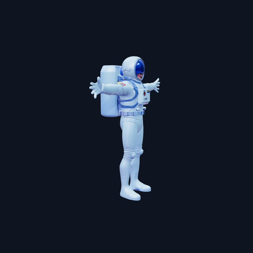 Stylish Astronaut Suit model pack