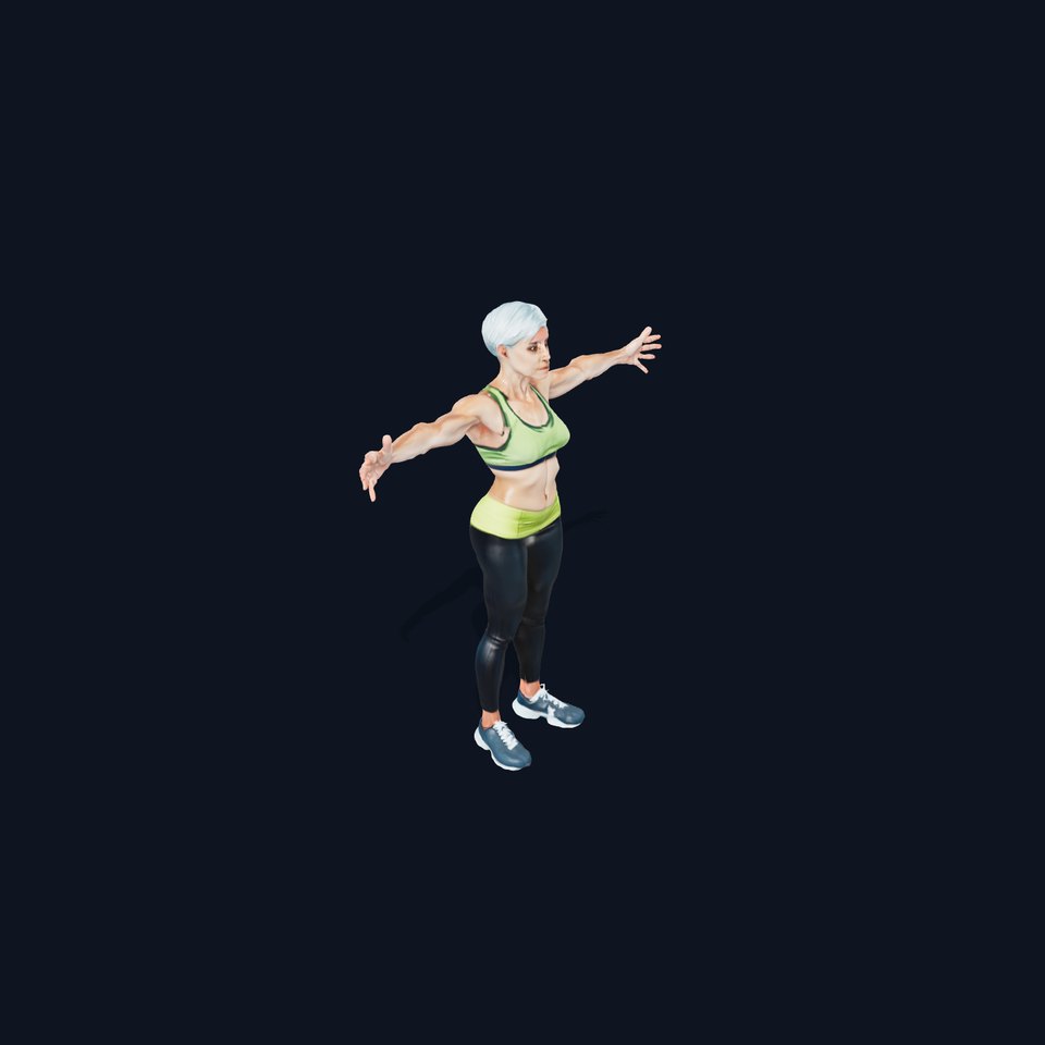 Fit Senior Athlete model pack