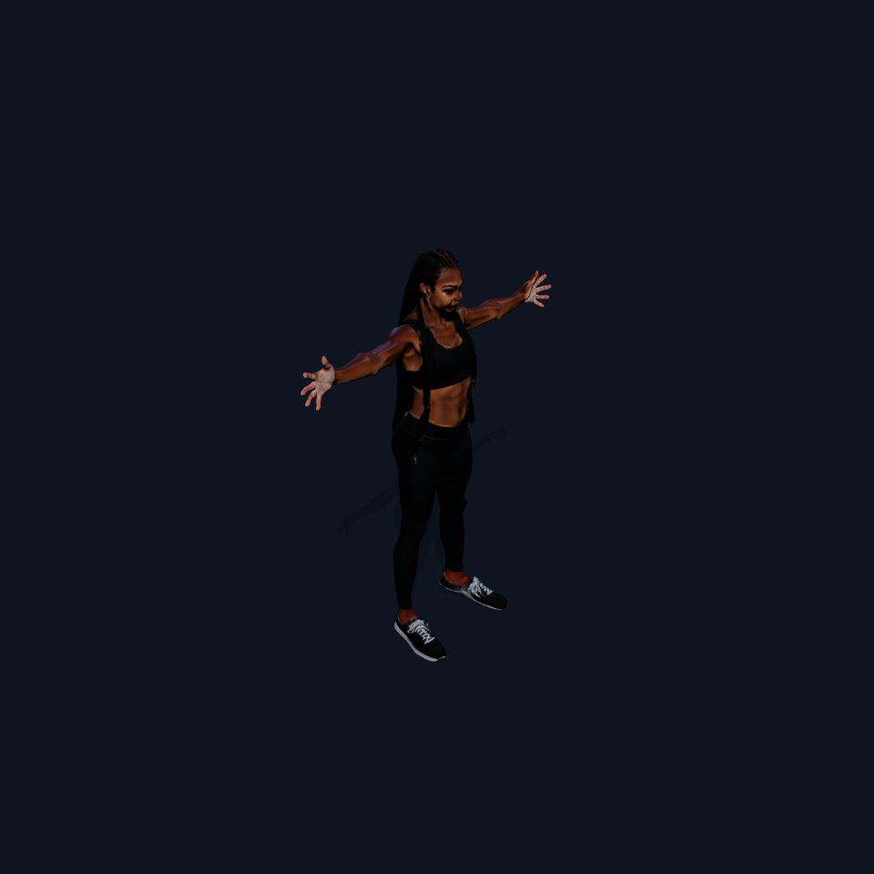 Athletic Fitness Woman model pack