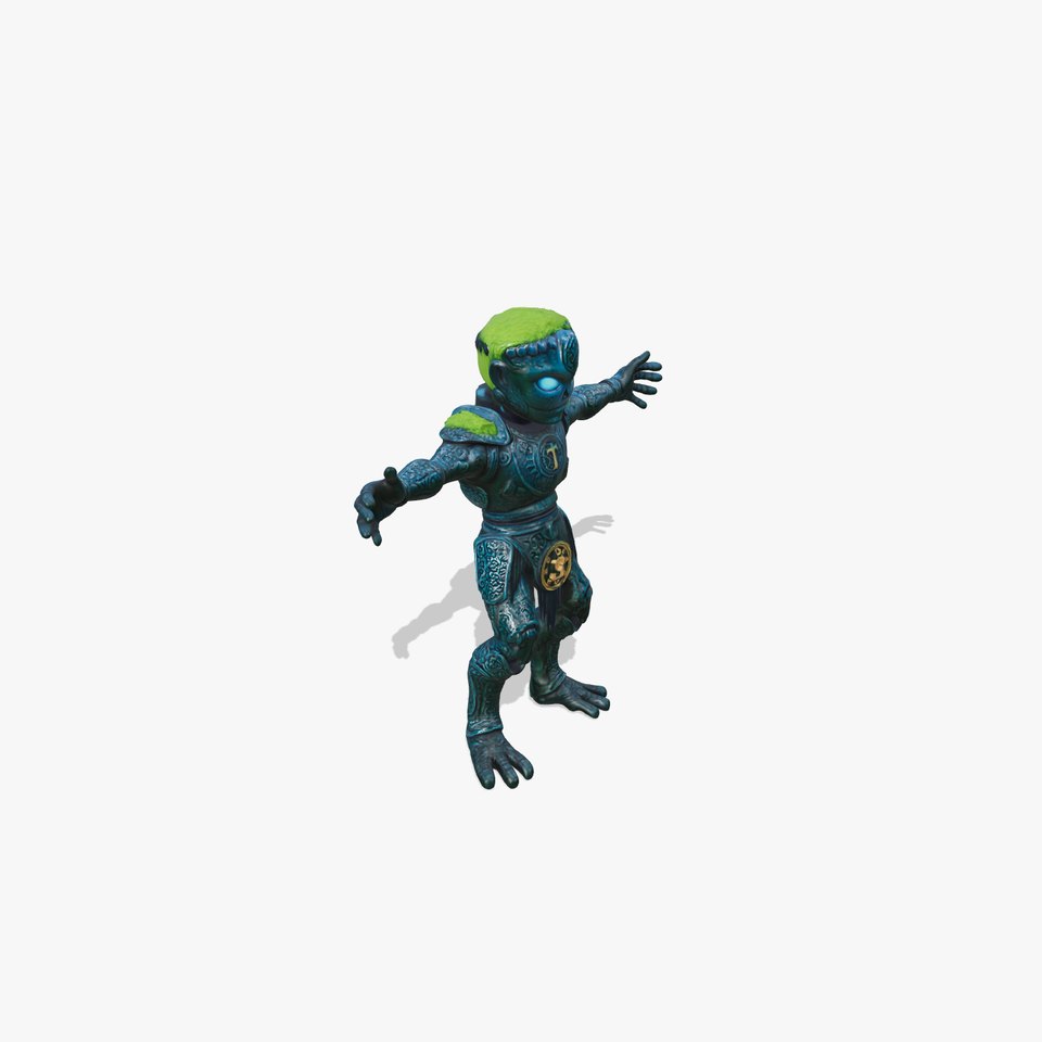 Mystical Warrior Automaton model pack viewer poster