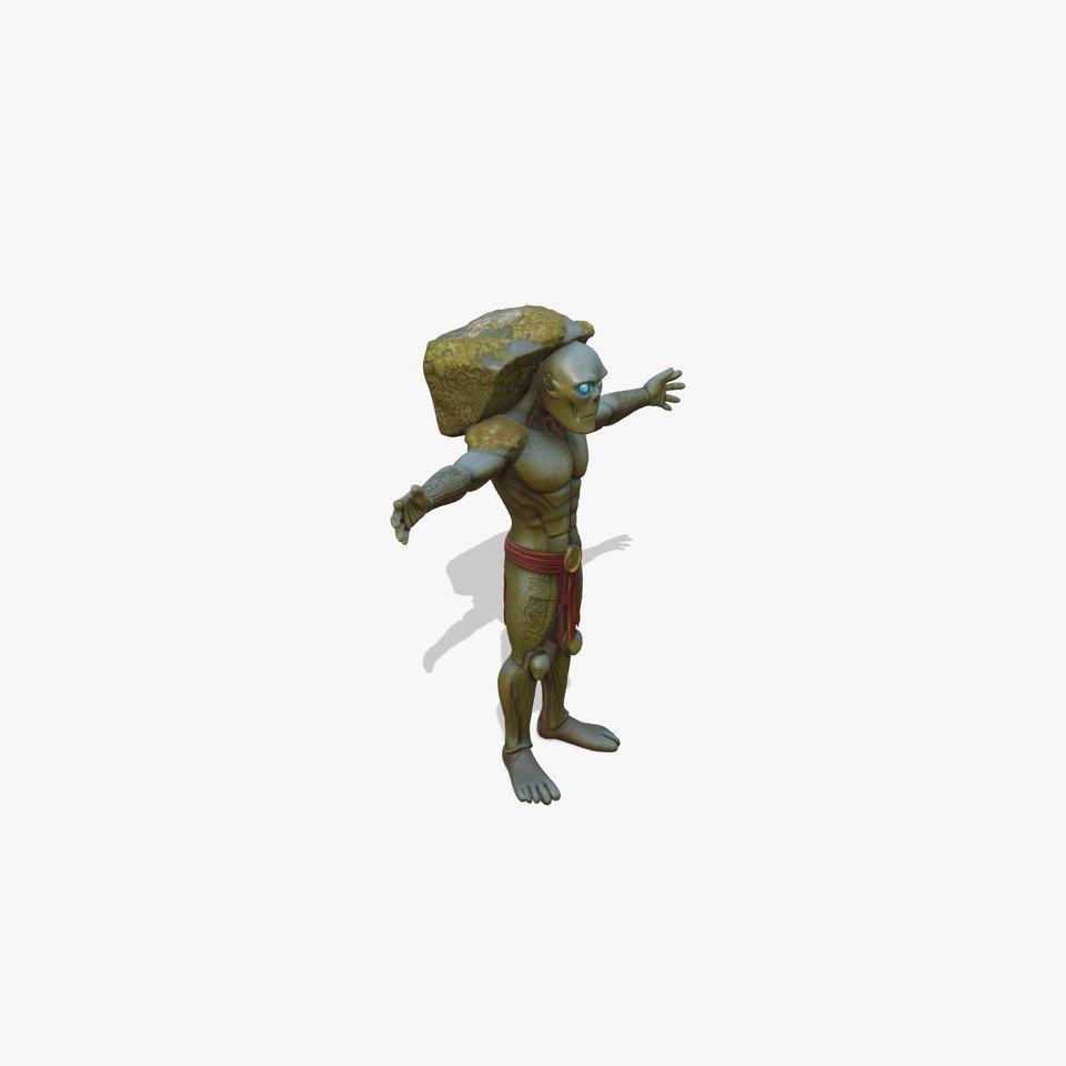 Rock Guardian Warrior model pack