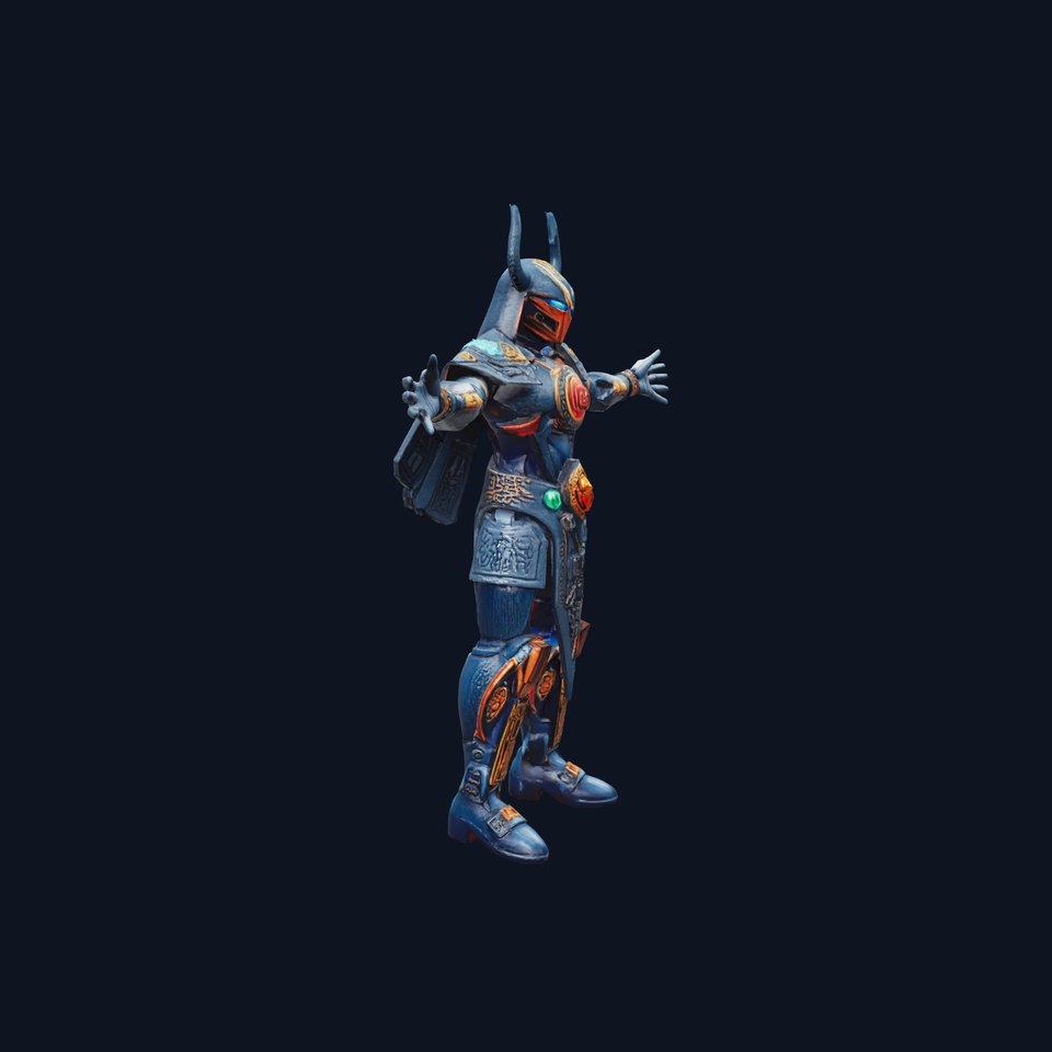 Mystic Warrior Armor model pack