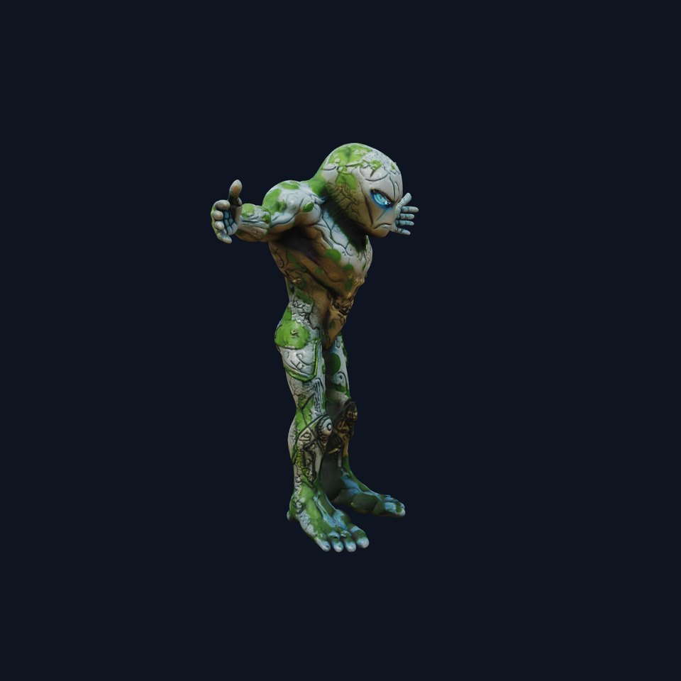 Mystic Stone Creature model pack