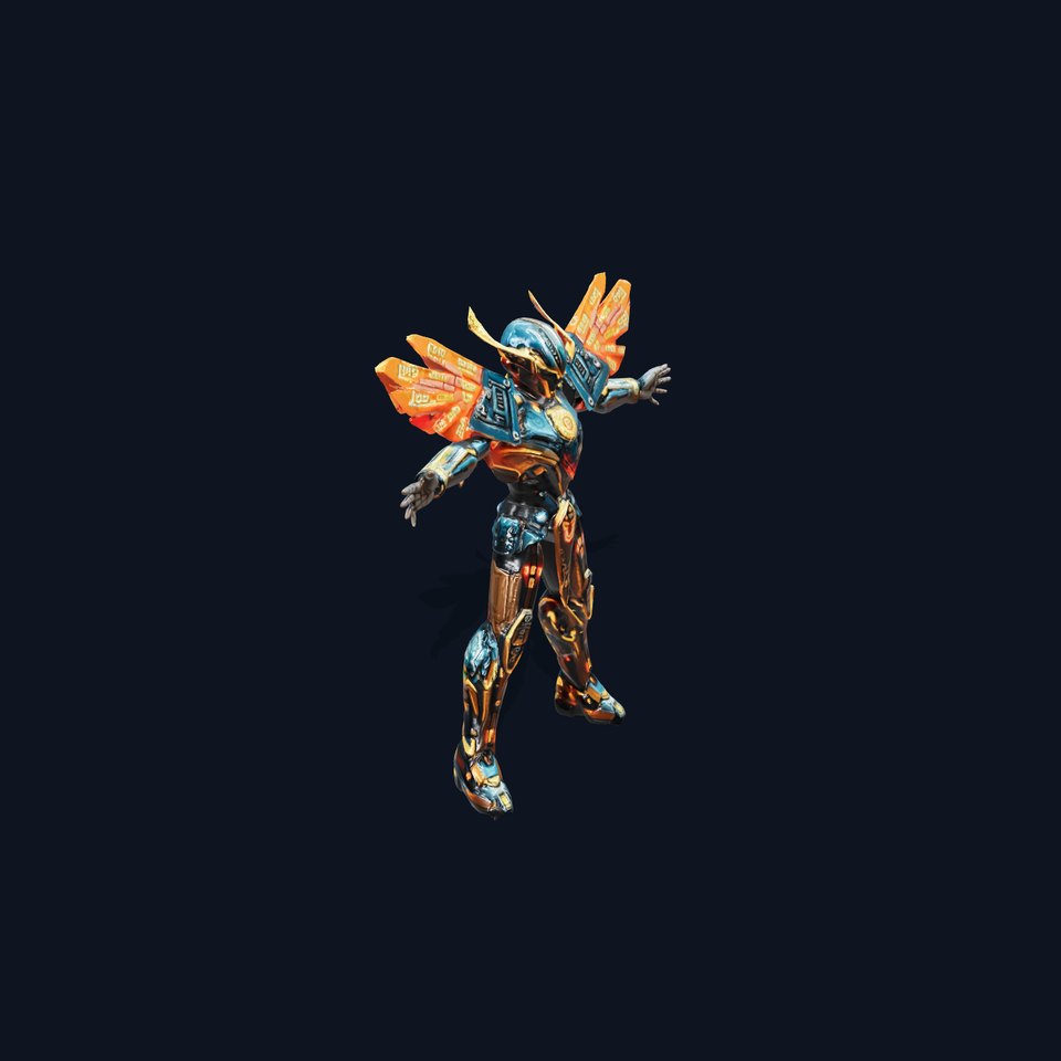 Futuristic Warrior Armor model pack