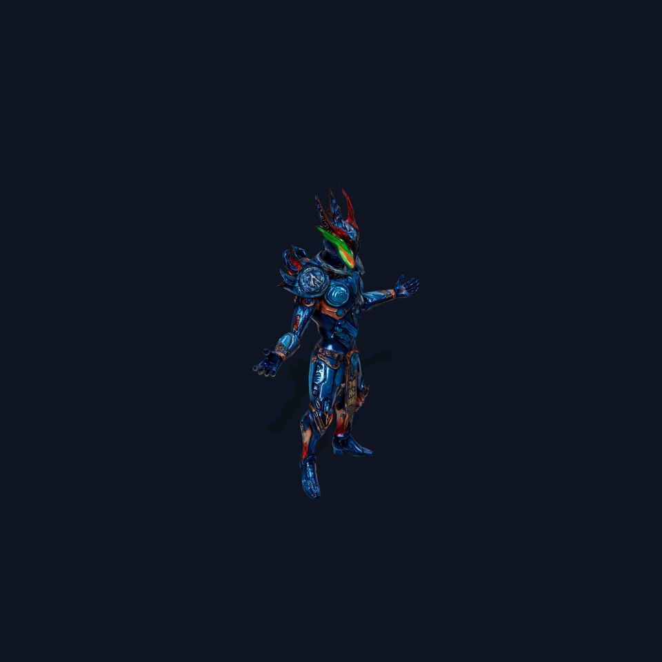 Mystic Warrior Armor model pack