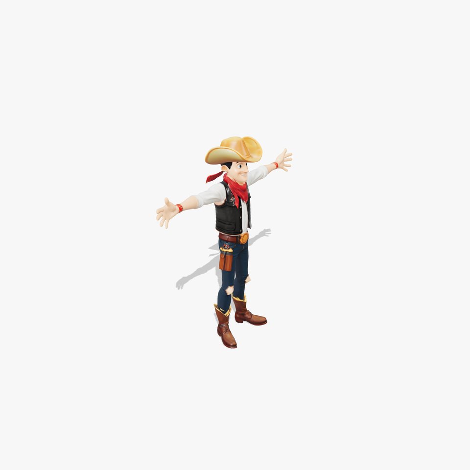 Western Cowboy Character model pack