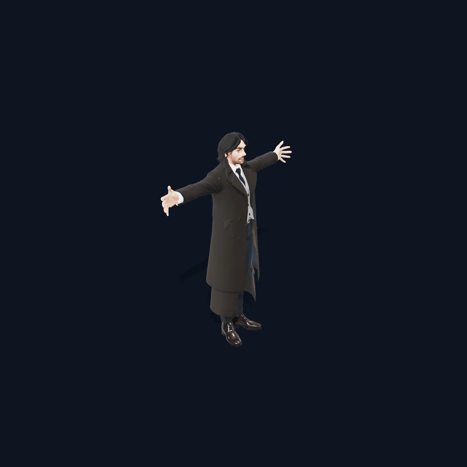 Elegant Detective Character model pack