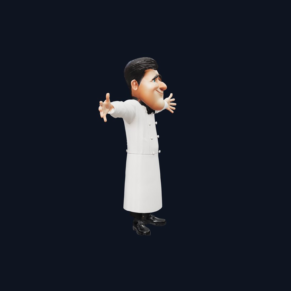 Charming Chef Character model pack