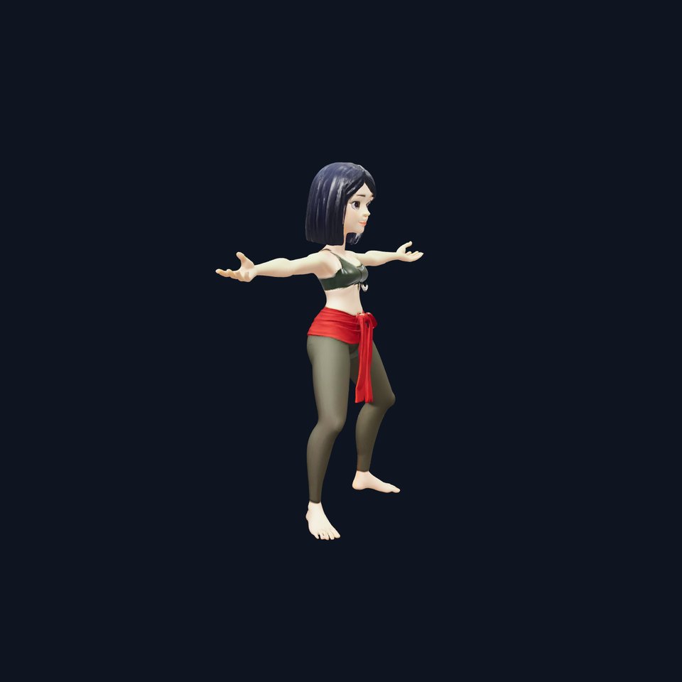Elegant Yoga Girl model pack