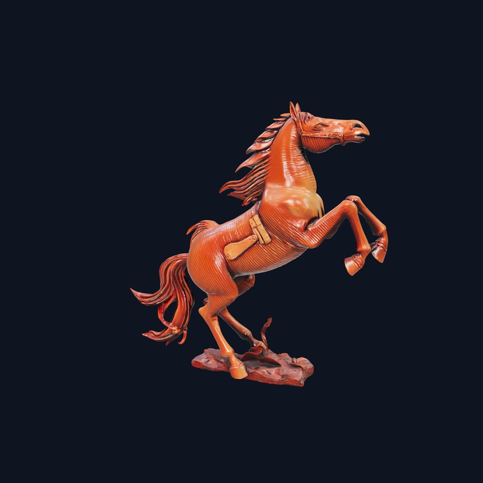 Majestic Bronze Horse model pack