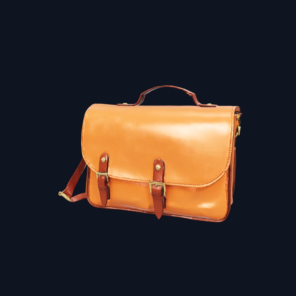 Elegant Leather Satchel model pack