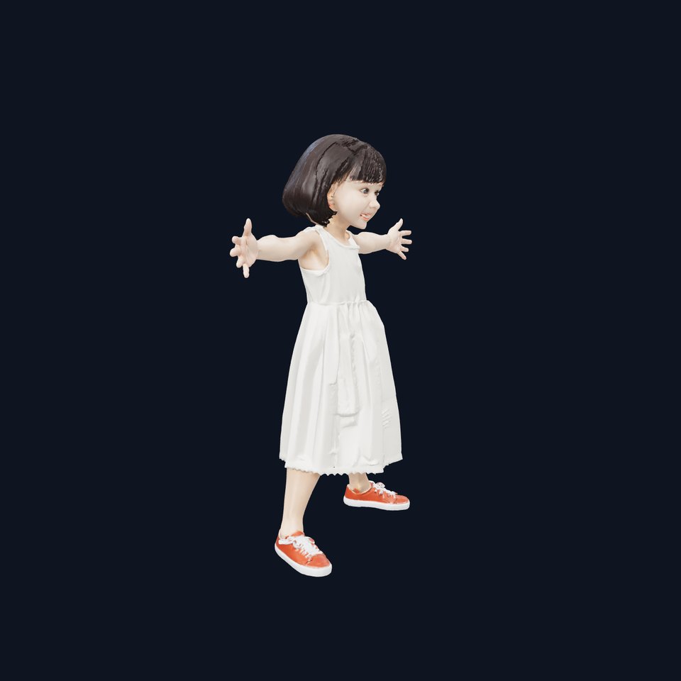 Charming Kid Girl model pack