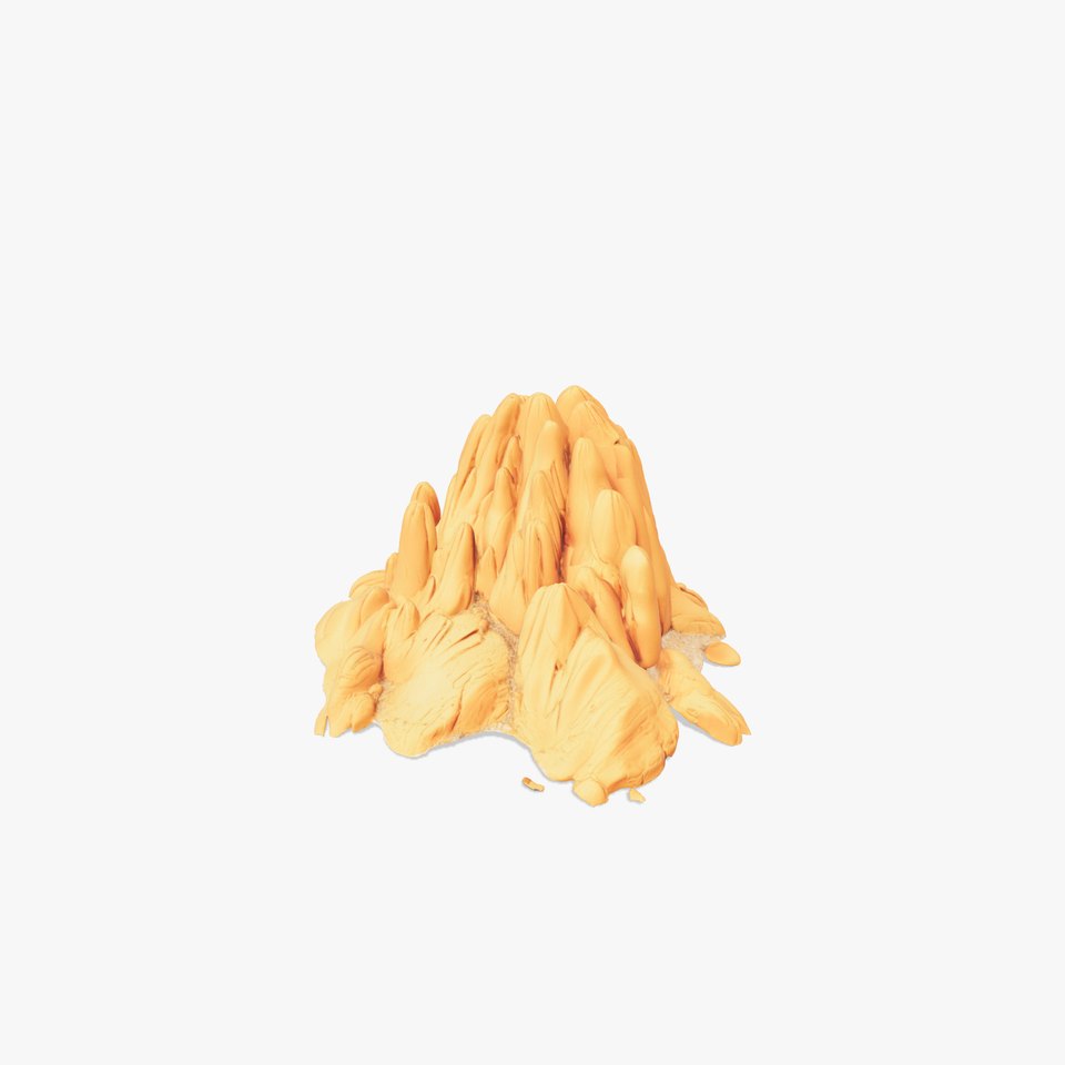 Golden Sandstone Mountain model pack