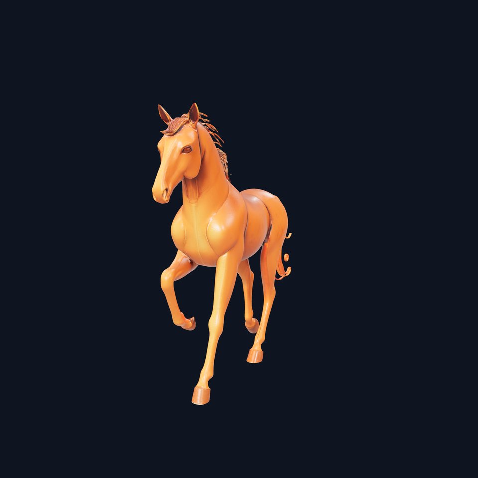 Elegant Chestnut Horse model pack
