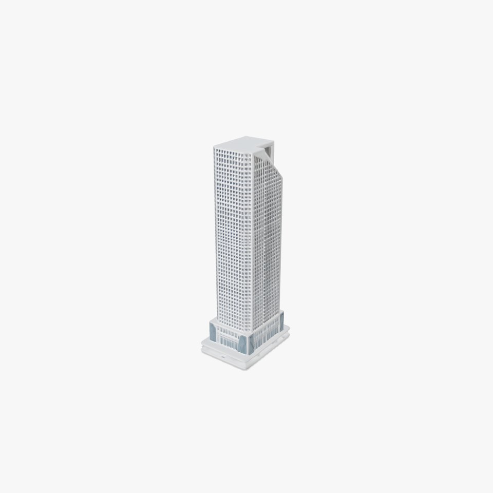 Futuristic Skyscraper Tower Architecture Model viewer poster