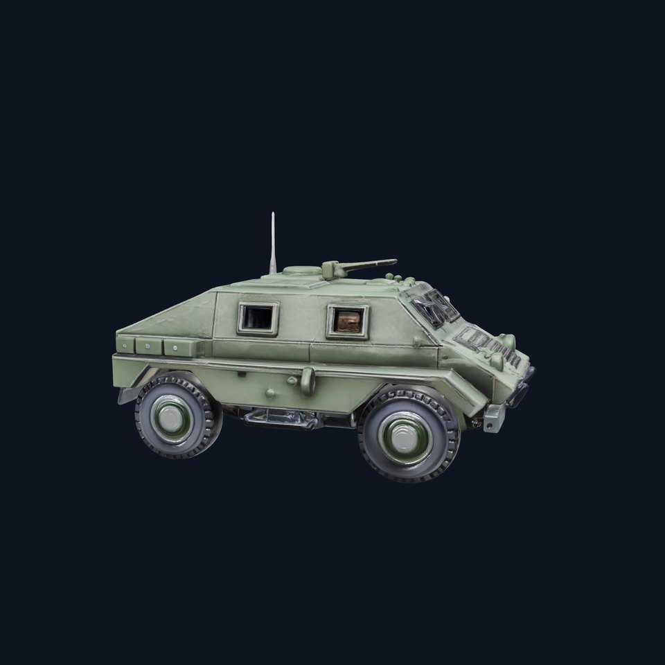 Armored Infantry Fighting Vehicle with Soft Angles viewer poster