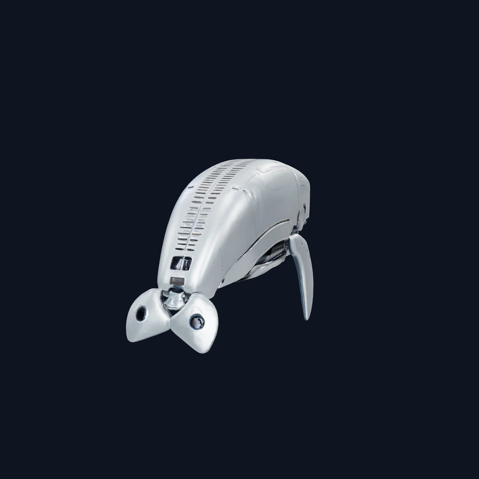 Robotic Sperm Whale with Sonar and Water Pumps viewer poster