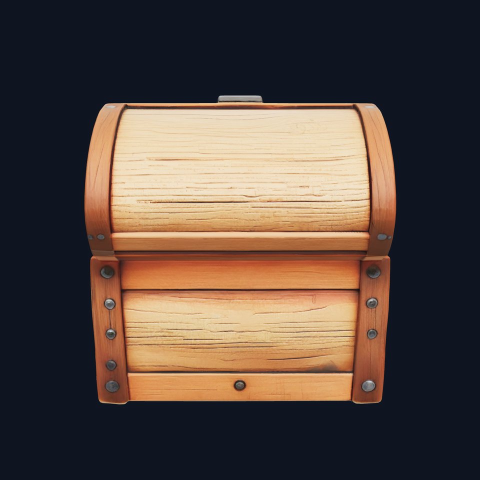 Pirate Treasure Chest with Gold Coins and Rubies viewer poster