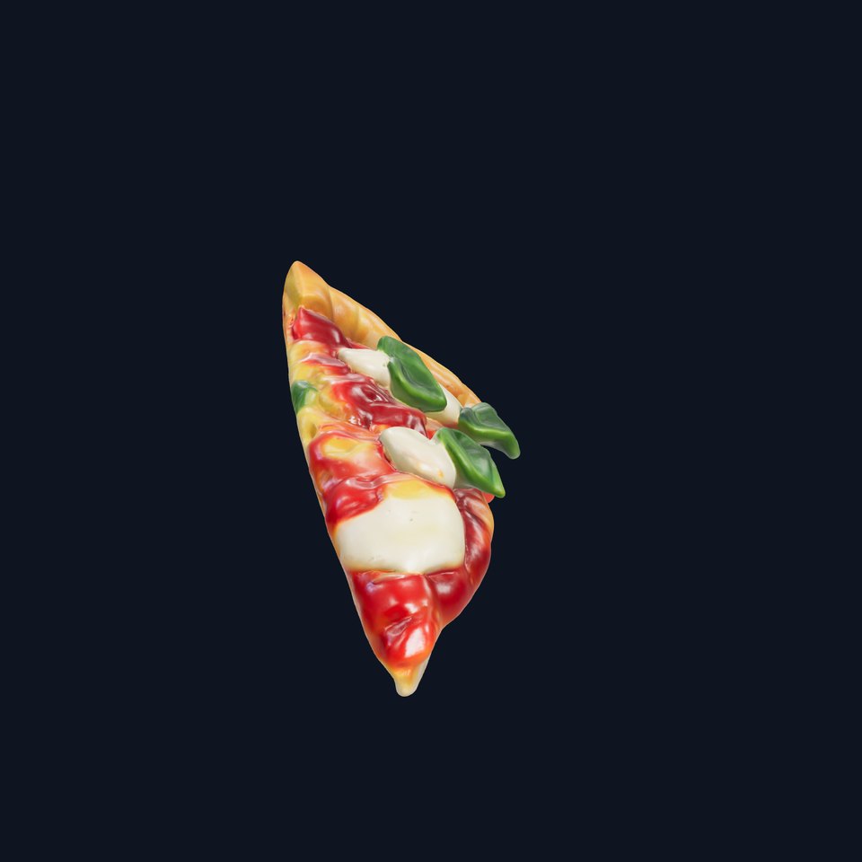 Margherita Pizza Slice 3D model pack viewer poster