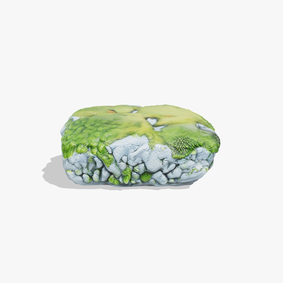 Moss-Covered Stone Forest Environment model pack viewer poster