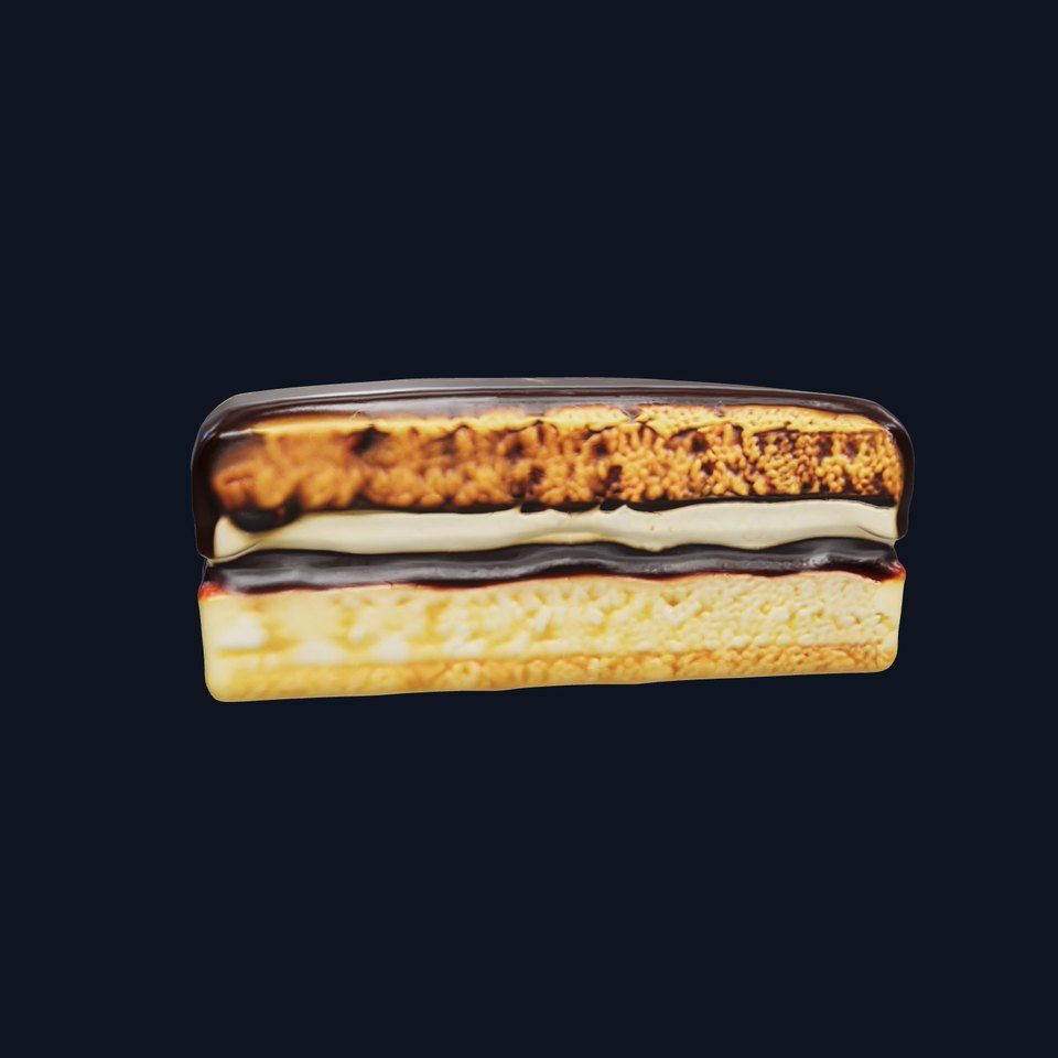 Decadent Opera Cake Dessert 3D Model Pack viewer poster
