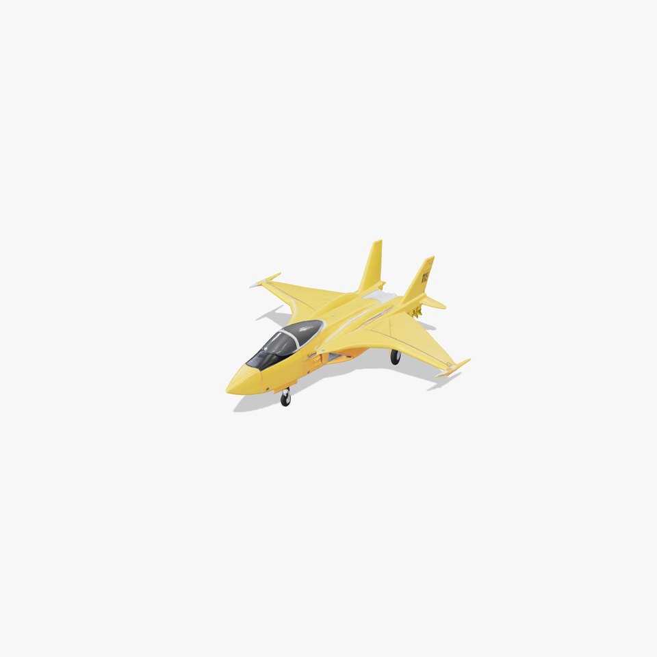 ThunderBird Elite Fighter Jet model pack viewer poster
