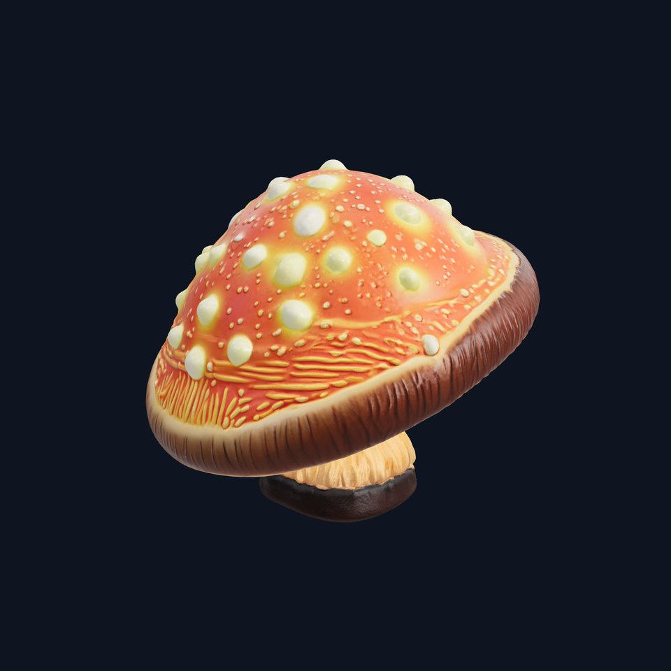 Glowing Magical Mushroom Model Pack for Fantasy Themes viewer poster