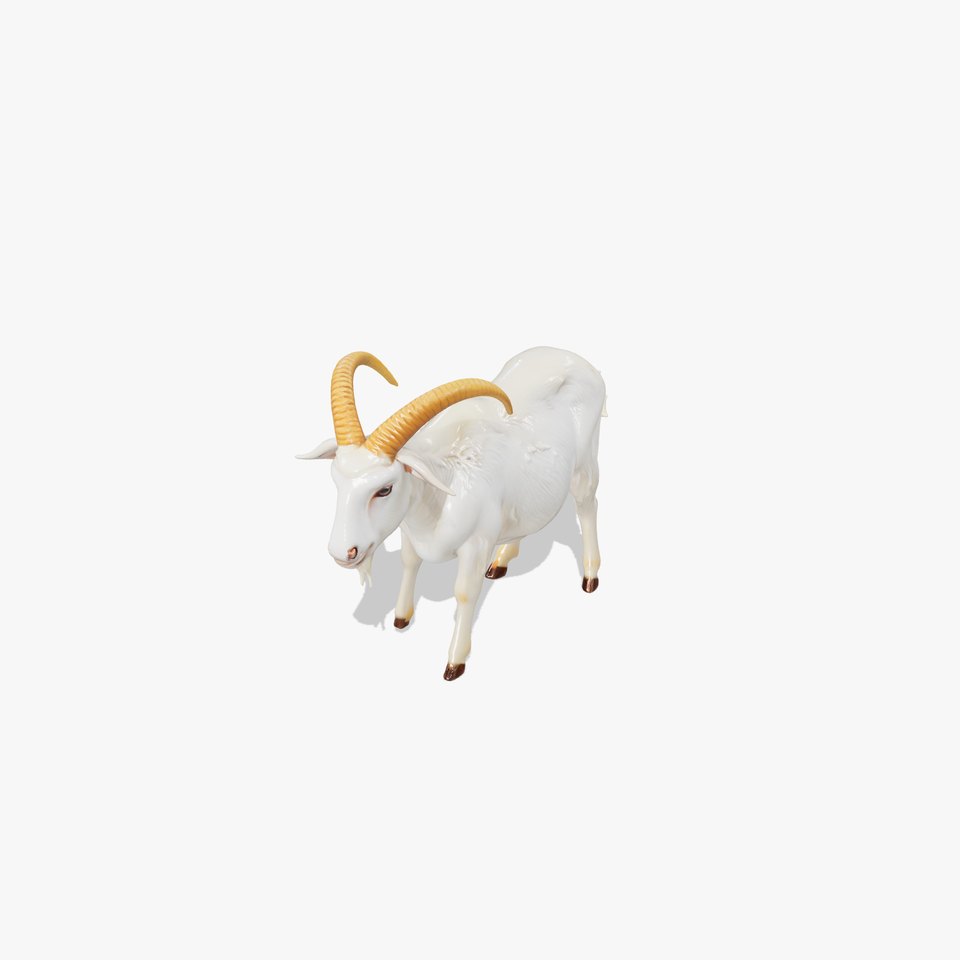 White Mountain Goat 3D model pack viewer poster