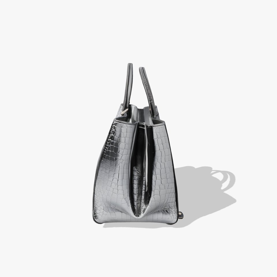 Crocodile Embossed Tote Bag Luxurious model pack viewer poster