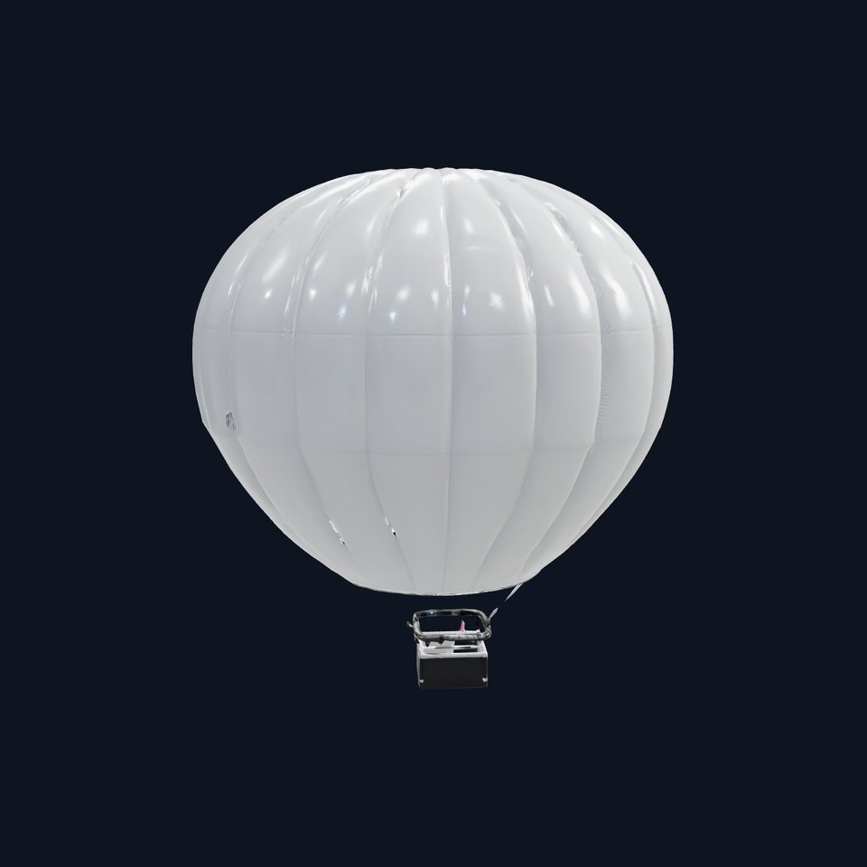 Modern High-Altitude Balloon 3D model pack viewer poster